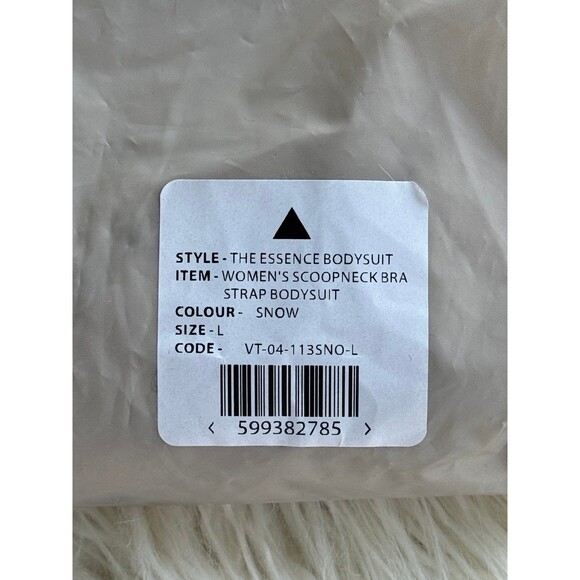 Vitality The Essence Bodysuit Snow Size Large - Picture 3 of 11